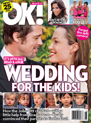 Illustration for article titled Brad & Angelina's Wedding: A Seven-Year History Of Rumormongering